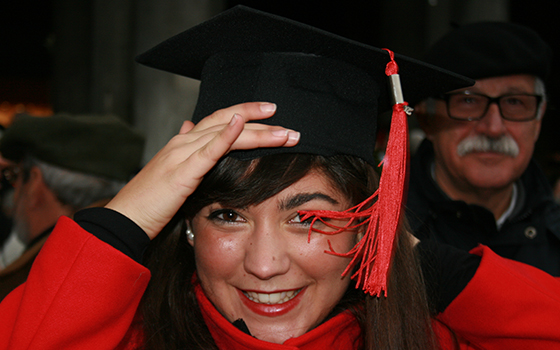 foto di Margherita alla laurea triennale